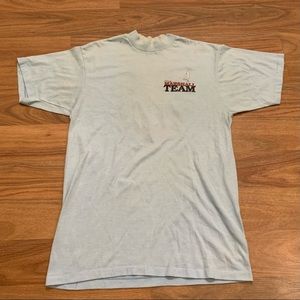 Vintage 80s Marshall Team Space Center Space Shuffle Launch T-shirt Adult Small